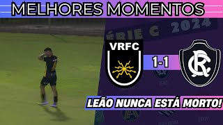 LEÃO BUSCA NO FIM! Volta Redonda x Remo  | Melhores Momentos | Brasileiro Série C 2024 | 2º Fase