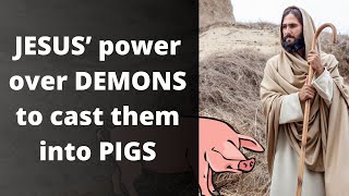 Who are the demons that entered the pigs to make them drown? (Mark 5:1-13)