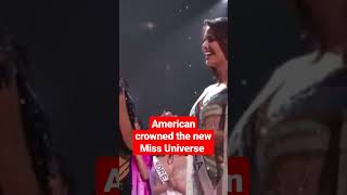 The crowning of the new Miss Universe