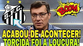 SAIU AGORA! DECIDIU NESSA MANHÃ ! DIRETORIA DO SANTOS CONFIRMOU AGORA! NOTÍCIAS DO SANTOS