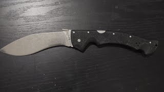 Cold Steel Rajah II folding knife light use