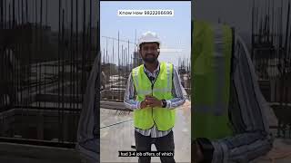 Story of a civil engineering graduate, who had job offers in core construction before graduation