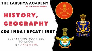 NDA CDS AFCAT HOW TO PREPARE GEOGRAPHY N HISTORY