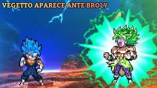 WHAT IF/ VEGETTO APARECE ANTE BROLY/#6, #shorts sprite animation