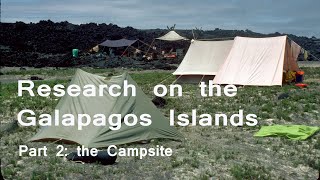 Research on the Galapagos Islands, Part 2: The Campsite in Cabo Hammond.