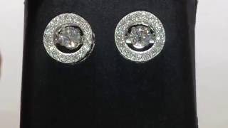 dancing happy diamond earrings