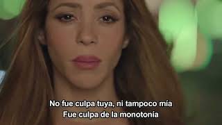 Shakira & Ozuna - Monotonía (Lyrics)