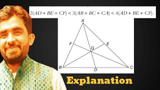 Problem based on Medians || #Triangle #olympiad