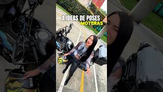 Poses curiosas para hacerlas en tu moto 😮 #motos #motosport #fotosdeviajes #camara