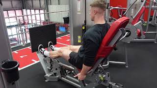 Calf Raise on Leg Press Machine