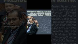 RKUHP larang penghinaan presiden, bukan kritik