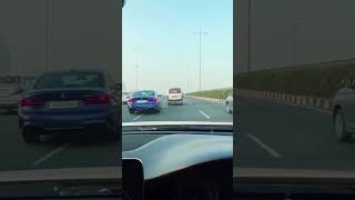 Skoda rapid chasing BMW Sport