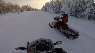 Levi Snowmobile ride with stabilizer 2018