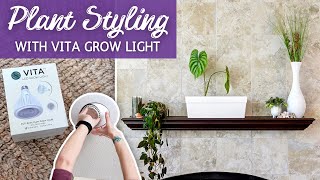 Creating a Planty Mantel with Soltech Vita Grow Light + Soltech Aspect Light Update