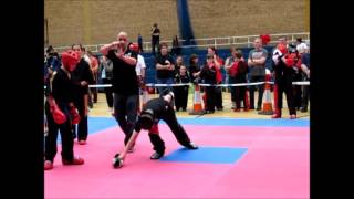 WKU Scotland Wishaw Open - -45kg Semi Contact - Cayleb Stuart(TKS) vs Ben (Galston Gladiators)