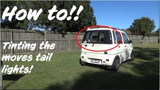 How to... Tint Your Taillights or how not to...  (Daihatsu Move style points)