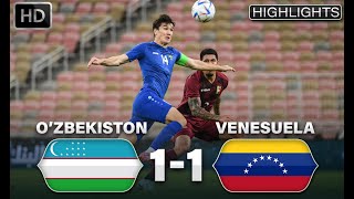 O'rtoqlik o'yini. O'zbekiston - Venesuela 1:1 | Uzbekistan - Venezuela 1:1 Highlights (28.03.2023)