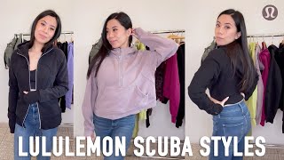 LULULEMON SCUBA COMPARISON FROM 2000-2023 | WEAR & TEAR | THINNER FABRIC ON NEW SCUBAS, IS IT TRUE??