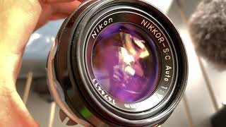 Nikon Nikkor-SC Auto 50mm f1.4 Lens Demo ( SC Auto ) 1474411