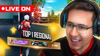 💙 FREE FIRE AO VIVO 🔴 O MELHOR DA RANQUEADA ! JOGANDO COM INSCRITOS 🔴 LEVEL UP AO VIVO