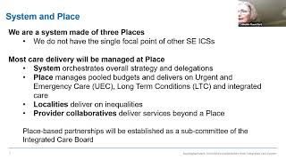Developing our Integrated Care System