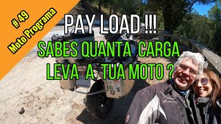 QUANTO PESO LEVA a TUA MOTO ?  PAYLOAD