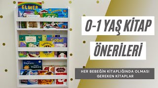 BEBEKLER İÇİN AY AY KİTAP SEÇİMİ | 0-1 yaş kitap önerileri