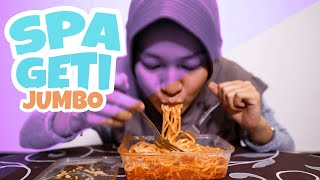 BUMIL NGIDAM SPAGHETTI SUPER BANYAK, HABIS APA ENGGAK YA ???