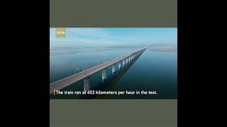 China's bullet train reaches 453 kph in test run