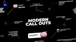 Free Modern Call Outs For Premiere Pro