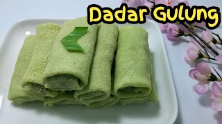 INDONESIAN PANDAN CREPE WITH SWEET COCONUT STUFFING/ DADAR GULUNG UNTI KELAPA