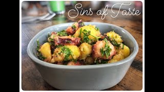 Octopus with Potatoes -Sins of Taste