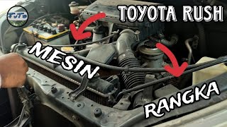 Letak nomor mesin dan nomor rangka Toyota Rush | Bermanfaat