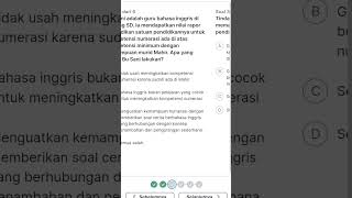 Jawaban Post Test || Numerasi dalam Pembelajaran