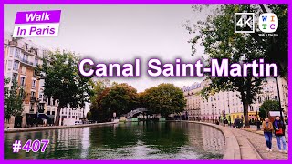 Canal Saint-Martin, France | Walk In Paris | Paris walk