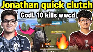 Jonathan quick clutch in Miramar 🥵 Godlike 10 kills wwcd 🔥