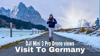 Welcome to Germany traveling vlog forest in German snow place visit to Germany