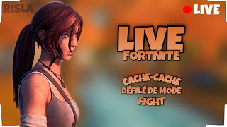 ⛔LIVE FORTNITE PARTIES PERSO⛔|DEFILÉS-CACHE-FIGHT|VBUCKS A GAGNER| #tendance #fortnite #partieperso