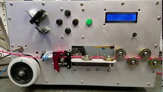 wire measuring, stripping, cutting and moving machine ( 6 stepper motor control )