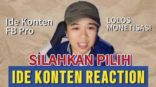 BINGUNG CARI IDE KONTEN REACTION‼️COBA PILIH INI BEBERAPA IDE KONTEN TEMA REACTION 😍😍😍😍