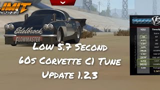 No Limit Drag Racing 2.0: 60s C1 Corvette Low 5.7 Second Tune (Update 1.2.3) Read Description