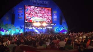 United States National Anthem at Fan Fest World Cup 2014