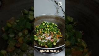 Bhindi masala #shorts  #food #cooking #shortvideo  #recipe  @Rraj-7