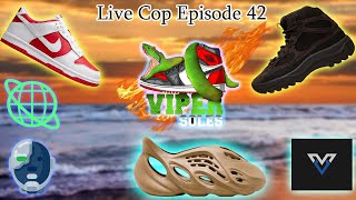 LIVE COP EP 42| VELOX + KODAI + CYBER|YEEZY BOOT|YEEZY FOAM RUNNER OCHRE|DUNK LOW UNIV RED|UNBOXING!