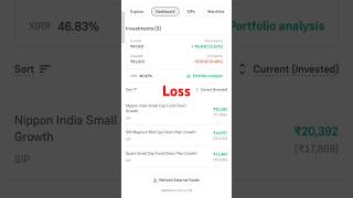 Today My mutual fund portfolio #youtubeshorts #shorts #mutualfundsahihai