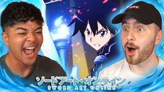 KIRITO SOLO'S A BOSS!! - Sword Art Online Episode 9 REACTION + REVIEW!