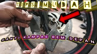 CARA MUDAH GANTI KAMPAS REM CAKRAM REVO FIT@wahid motor