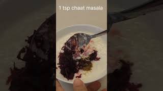 beetroot raita #viral #shortvideo #youtubeshorts