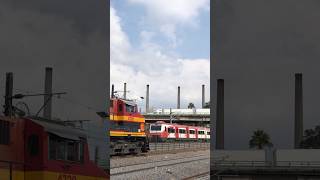 Executive train #KCSM Cruce de trenes de pasajeros #Mexico #Trensuburbano #CPKC