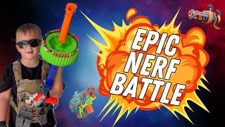 Don't Miss Out on This INSANE Father Son NERF War